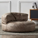 coussin assise velours cuir marron beige gris moderne confortable sans rembourrage zip couture