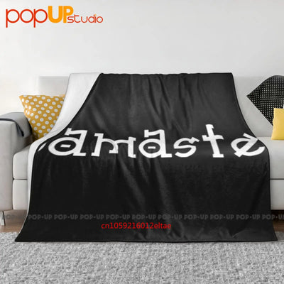 Housse de couette polaire corail Ombre Interieur motif yoga