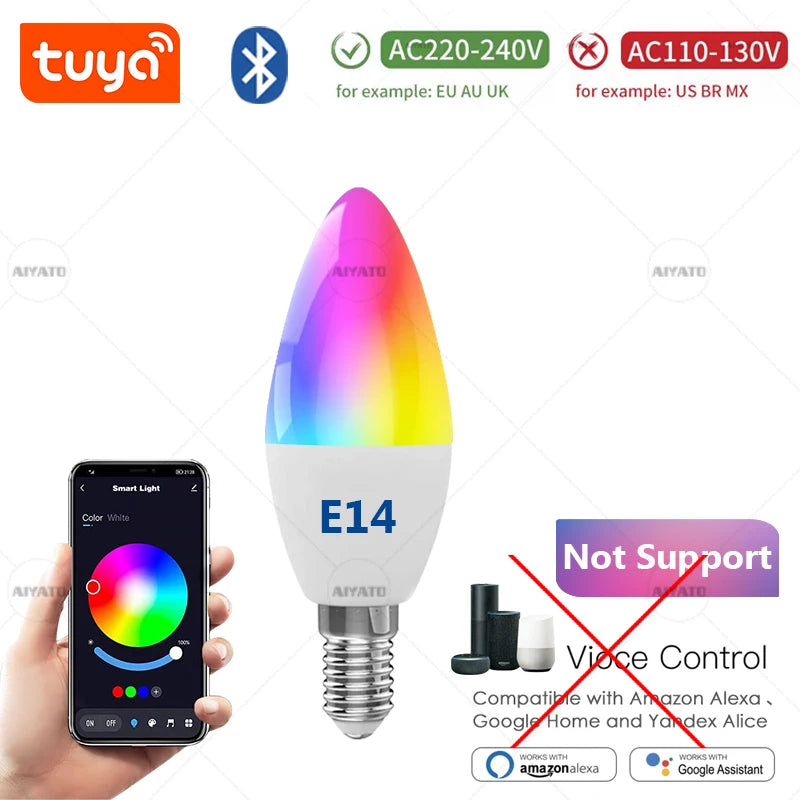 ampoule led multicolore effet arc ciel base e14 e27 moderne blanc rouge vert bleu