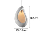 suspension lumineuse moderne blanc texture mat éclairage salon chambre interrupteur tactile 15 30m²