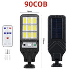 lumière solaire led moderne noire étanche jardin patio