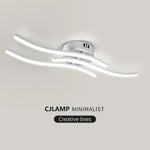 lampe led blanc minimaliste moderne éclairage intérieur salon chambre coucher