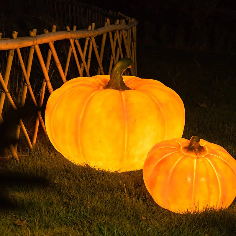 lumière led citrouille forme moderne jardin extérieur décoration traditionnelle flux faible ip55 absPidèle: