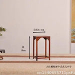 piédestal bois massif finition brillante classique moderne support sculptures vases bonsaïs statuettes brûleur encensOpaque