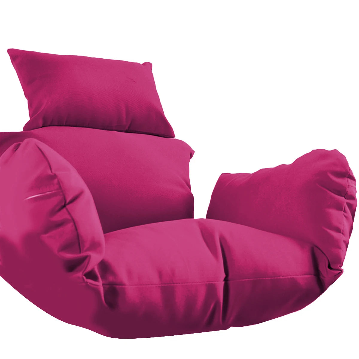 fauteuil suspendu moderne coussins orange vert jaune rouge beige polyester coton respirant fixations