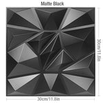 panneau décoratif 3d moderne triangles géométriques blanc adhésif opacité plastique