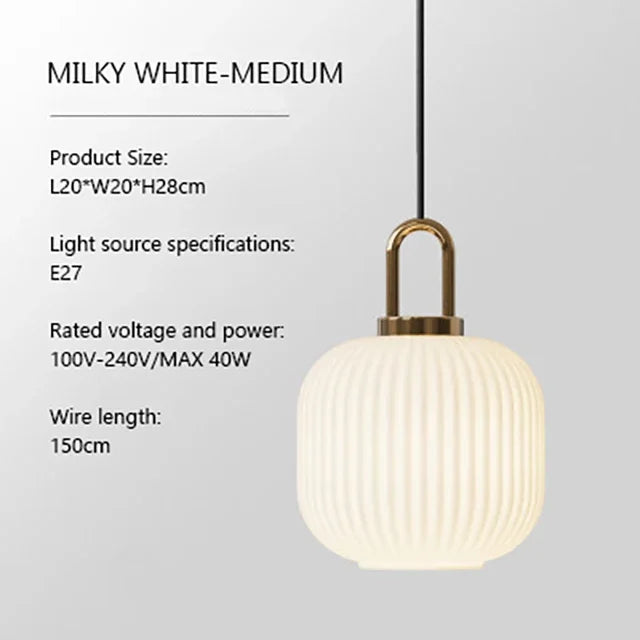 lampe suspendue transparente dorée rayures horizontales moderne filament câble électrique 90v 260v 249lm 2000lm