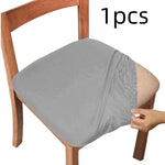 housses chaise élastiques polyester simples sans motif gris bleu marine beige clair bordeaux noir