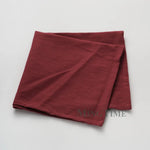serviettes coton rose pâle texture lin classique réutilisables table manger party banquet
