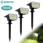 lumière solaire led ip65 59 ampoules noires moderne autonome énergie solaireextérieur decoration