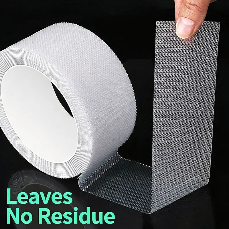 ruban anti dérapant transparent moderne adhésif carreaux géométriques cuisine salle bain carrelage escaliers