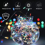guirlande lumineuse led blanc chaud filament branché moderne décoration noël 3m 6m 100 leds