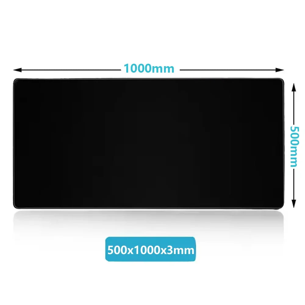 tapis souris jeu caoutchouc noir texture douce microfibre moderne grande taille gaming