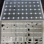 bande lumineuse led blanc ronde transparente moderne adhésive connecteurs téléviseur compatible