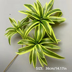 plantes artificielles arbres vertes feuilles modernes decoration exterieur pot blanc sol brunes