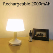 Lampe de chevet rechargeable LED avec interrupteur deux couleurs, soins oculaires pour chambre et décoration de lecture