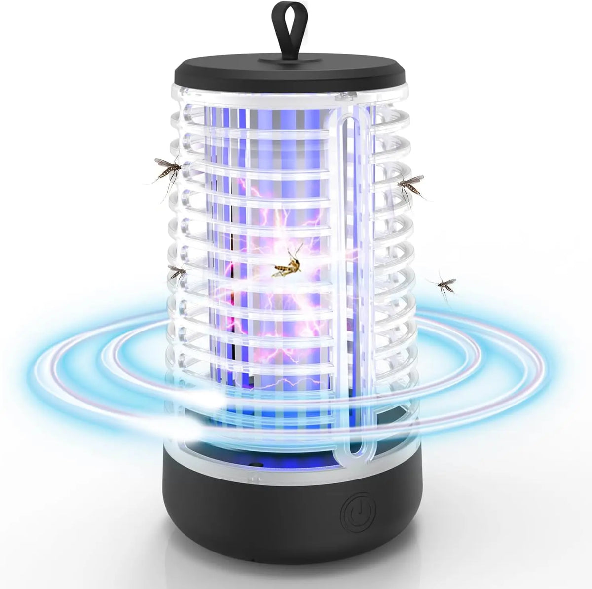 lampe tueuse moustiques rechargeable uv led portable grillage haute tension camping chambre