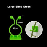 clips fixation murale plantes grimpantes support jardin vert motif feuilles adhésif invisible accessoires