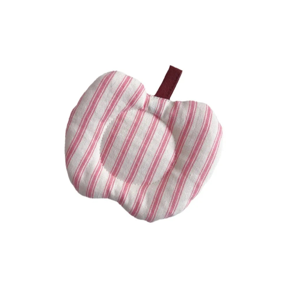 coussin protection tasse rose blanc rouge moderne doux clips métal anti brûlure rayures points