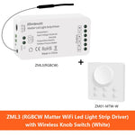 contrôleur bande led blanc moderne alexa google smartthings homekit rgb cw ww