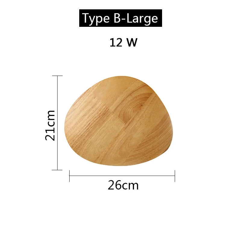 lampes murales modernes bois clair led minimalistes chambre cuisine salle manger