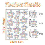 décorations fenêtre multicolore adhésives papillons coeurs fleurs moderne muraux chambre enfants PVC