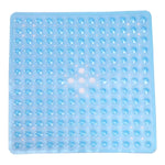 tapis douche moderne perforé drainage anti dérapant salle bain gris clair vert rose suctionolvable