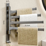 porte serviettes mural pliable moderne blanc noir gris serviettes microfibre brosse bain porte haillons