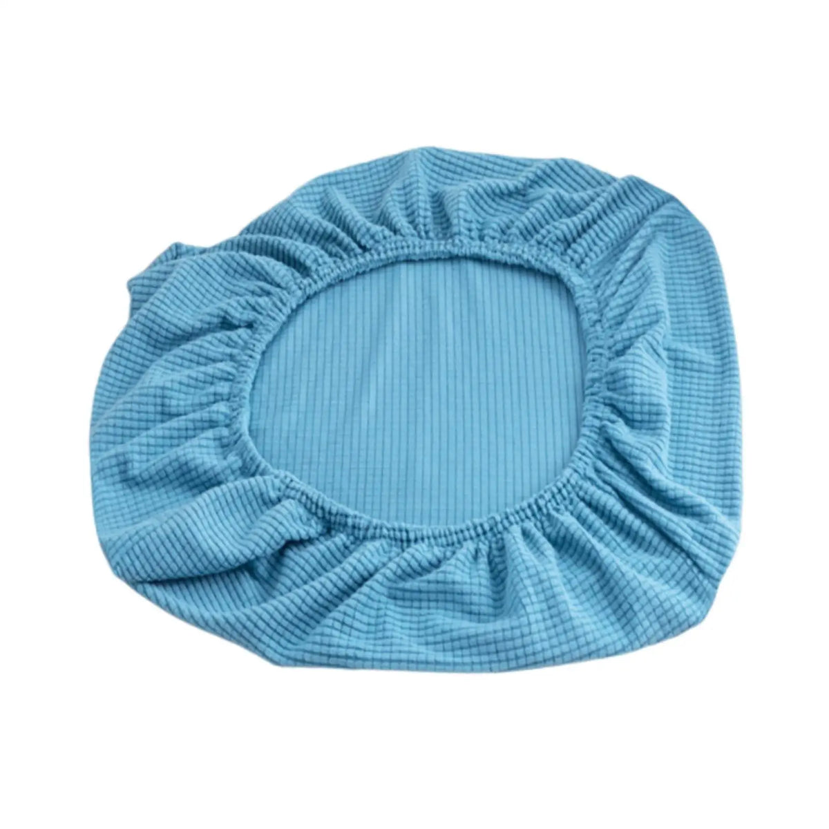 housses canapé extensibles lavables modernes polyester bleu carreaux 70x50cm fixés