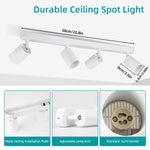 spots led plafonniers gu10 remplaçables ampoules modernes éclairage intérieur chambre cuisine