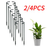 Support plante noir plastique moderne 16cm 27cm eyeletsintérieur fleur fixe