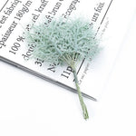 décoration intérieure bouquet feuilles artificielles bleu violet vert beige gris minimaliste accrochableextérieur exposition festive