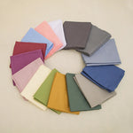 taies d'oreiller simples coton polyester 48x74cm gris roseclair unis opaques lit maison