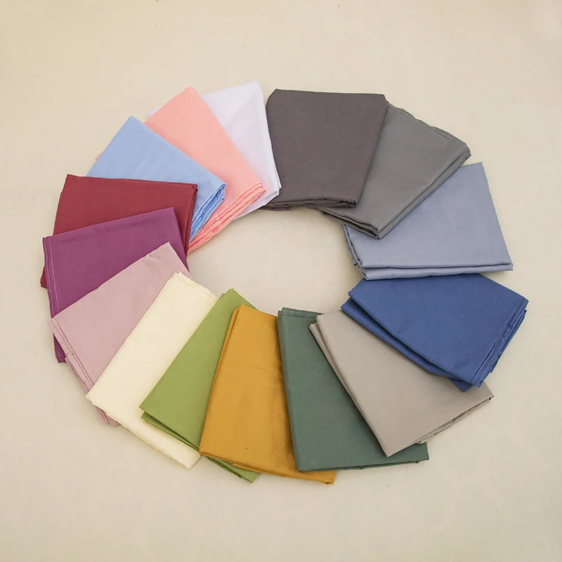 taies d'oreiller simples coton polyester 48x74cm gris roseclair unis opaques lit maison