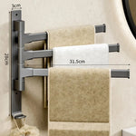 porte serviettes mural pliable moderne blanc noir gris serviettes microfibre brosse bain porte haillons