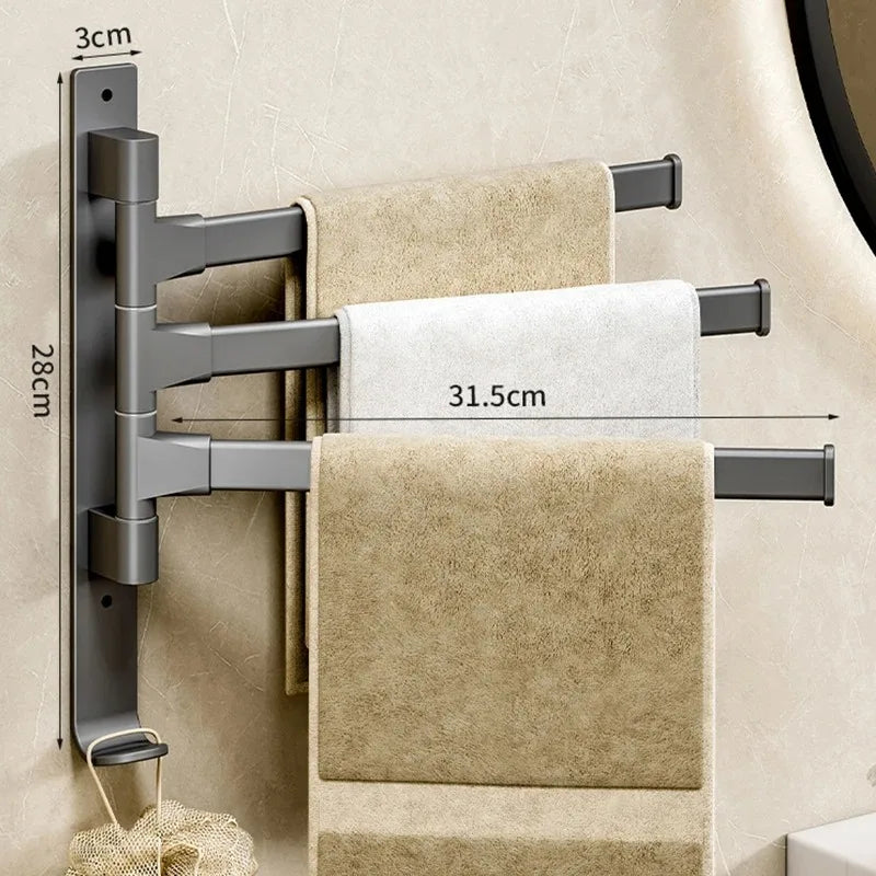 porte serviettes mural pliable moderne blanc noir gris serviettes microfibre brosse bain porte haillons