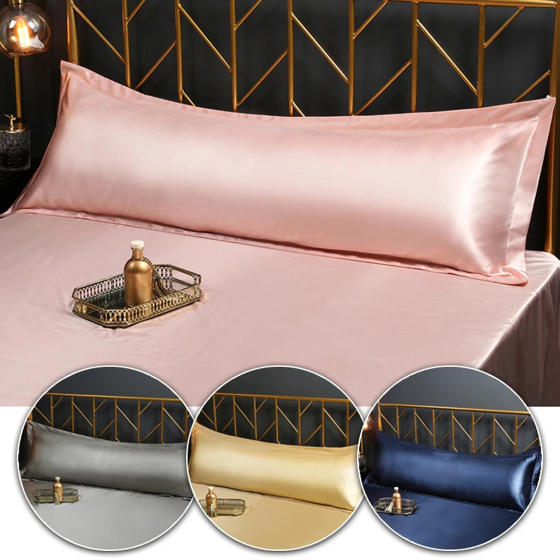 taies d'oreiller polyester uni bleu marine rose pâle blanc noir simples modernes respectueux environnement