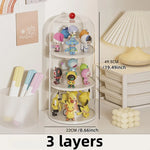 présentoir rotatif transparent moderne organiser figurines anime boîte collectionneur étanche poussière spacieux maison