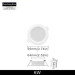 plafonnier led blanc moderne 6w 9w 12w 18w 24w 220v clips instructions