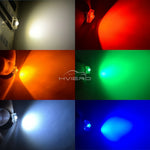 diodes led 3mm blanc rouge vert bleu jaune transparentes super flux 20ma 3v ccc
