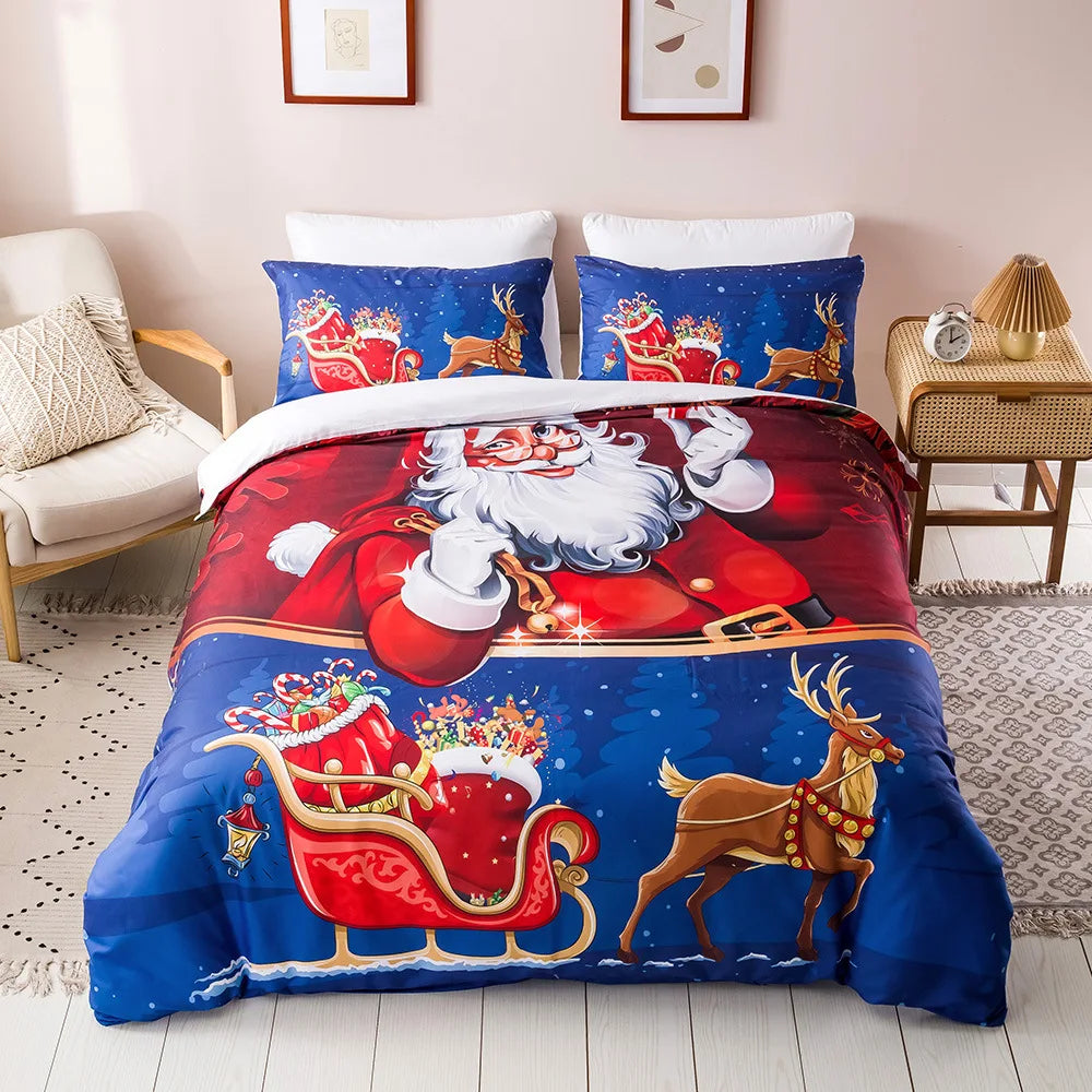 Détail du motif imprimé de la housse de couette