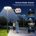 lampe solaire led moderne blanc noir autonome panneau solaire tringle haute luminosité