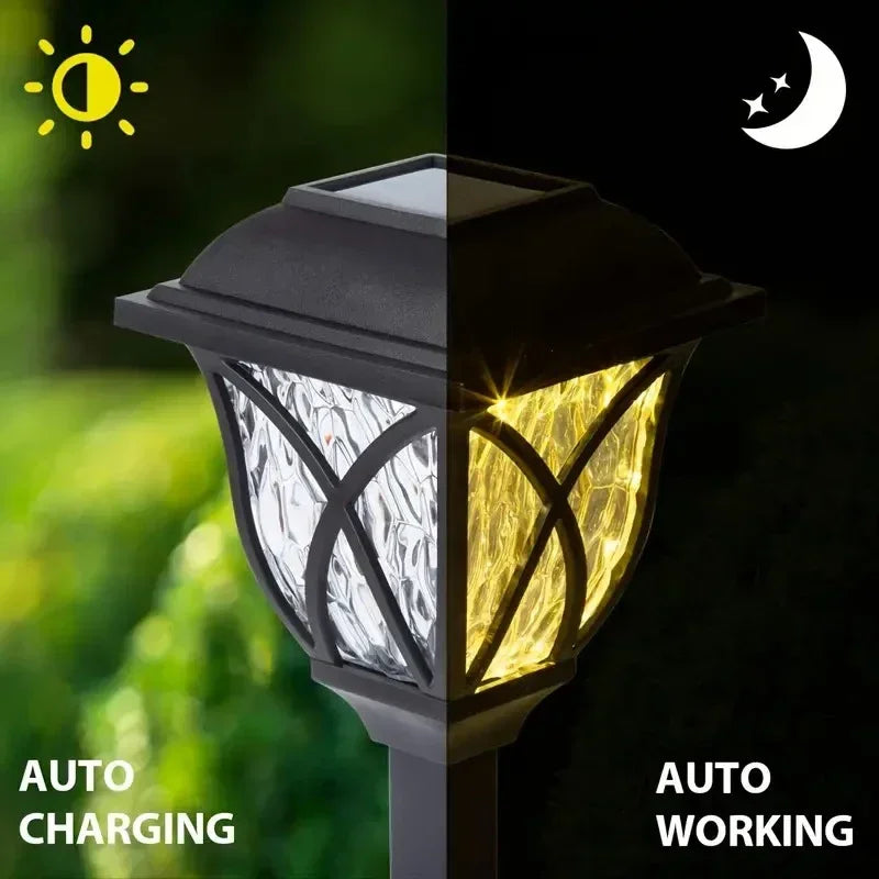 lampions solaires extérieurs noirs ip65 led rechargeables panneau solaire ab grille moderne