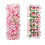 guirlande florale artificielle décoration maison blanc rose pâle vert clair clips romantiqueintérieur