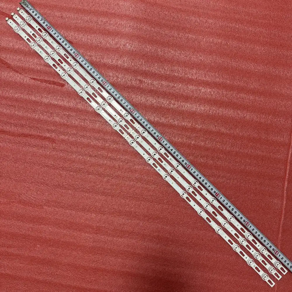 bandes led argentées lisses modernes connecteurs électriques opaques 10set 5set 2set 6pcs téléviseur
