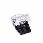 connecteur ruban led transparent clips 8mm 10mm ip65 étanche smd 5050 moderne câbles rouge