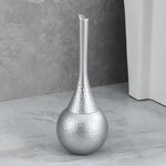 brosse wc pot wc or noir blanche texture martelée moderne élégant