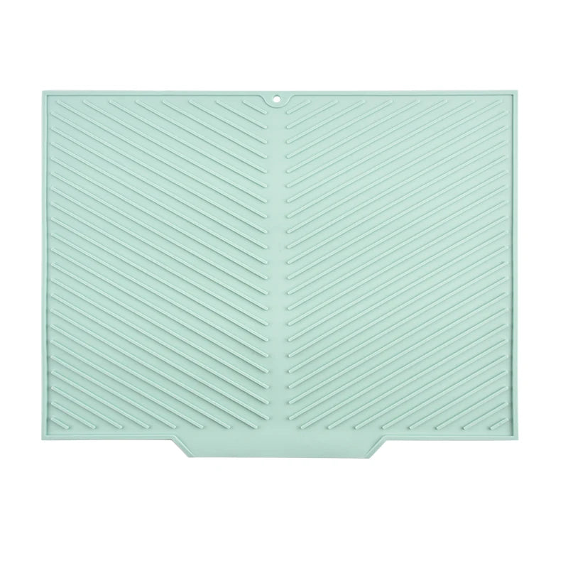 tapis silicone gris rayures diagonales moderne cuisine antidérapant respectueux environnement 37x26cm 42.5x33cm 50.5x42.5cm