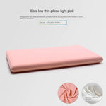 coussin mousse mémoire forme polyester coton rectangulaire literie gris foncé bleu clair rose pâle