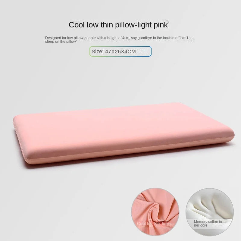 coussin mousse mémoire forme polyester coton rectangulaire literie gris foncé bleu clair rose pâle